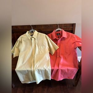 TWO for ONE Men Stafford Wrinkle Free Casual Button Down Shirts 20% off Bundle